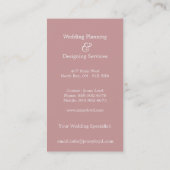 Visitekaartjes van Floral (Achterkant)