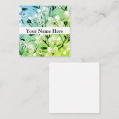 Visitekaartjes van Floral (Voorkant / Achterkant)