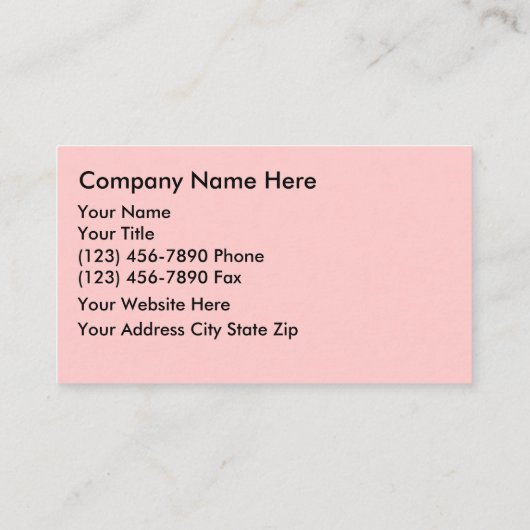 Visitekaartjes van Floral (Achterkant)