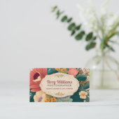 Visitekaartjes van Floral (Staand voorkant)