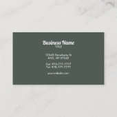 Visitekaartjes van Floral (Achterkant)