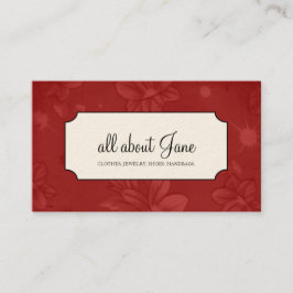 Visitekaartjes van Floral