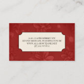 Visitekaartjes van Floral (Achterkant)