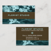 Visitekaartjes van Floral Cards (Voorkant / Achterkant)