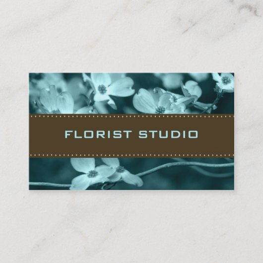 Visitekaartjes van Floral Cards (Voorkant)