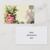 Visitekaartjes van Floral Dress (Voorkant / Achterkant)