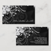 Visitekaartjes van Floral Grunge (Voorkant / Achterkant)