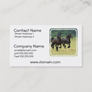 Visitekaartjes van Friesian Horses