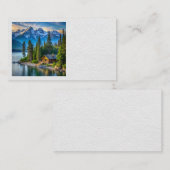 Visitekaartjes van gebergte Uitzichten (Voorkant / Achterkant)