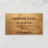 Visitekaartjes van geborsteld koper (Achterkant)