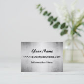 Visitekaartjes van geborsteld staal (Staand voorkant)