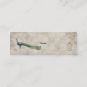 Visitekaartjes van Glam Peacock (Achterkant)
