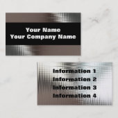 Visitekaartjes van goudmetalen (Voorkant / Achterkant)