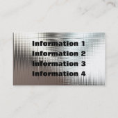 Visitekaartjes van goudmetalen (Achterkant)