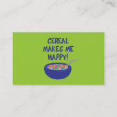 Visitekaartjes van granen (Achterkant)