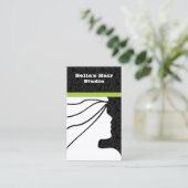 Visitekaartjes van Green Salon met benoeming op ba Afsprakenkaartje (Staand voorkant)