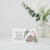 Visitekaartjes van groenten en fruit, in de handel (Staand voorkant)