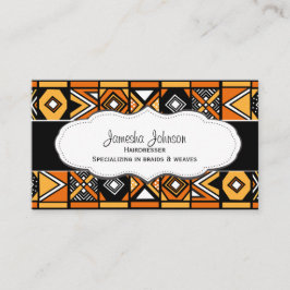 Visitekaartjes van het Afrikaanse Patroon