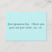 Visitekaartjes van het beenmerg (Achterkant)