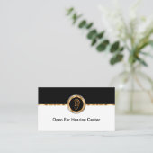Visitekaartjes van het Classy Hearing Aid Center (Staand voorkant)