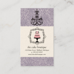 Visitekaartjes van het Damast van de Boutique van