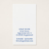 Visitekaartjes van het grote gesteente-illustratie (Achterkant)