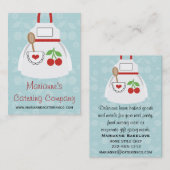 Visitekaartjes van het hart van de rode en blauwe  (Voorkant / Achterkant)