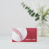 Visitekaartjes van het honkbalteam (Staand voorkant)