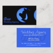 Visitekaartjes van het huwelijksbureau (Voorkant / Achterkant)