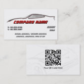 Visitekaartjes van het Korvette omtrek van Chrome (Voorkant / Achterkant)