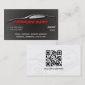 Visitekaartjes van het Korvette omtrek van Chrome (Voorkant / Achterkant)