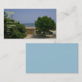 Visitekaartjes van het meer Michigan Shores (Voorkant / Achterkant)