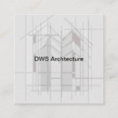 Visitekaartjes van het moderne architectuurthema (Voorkant)