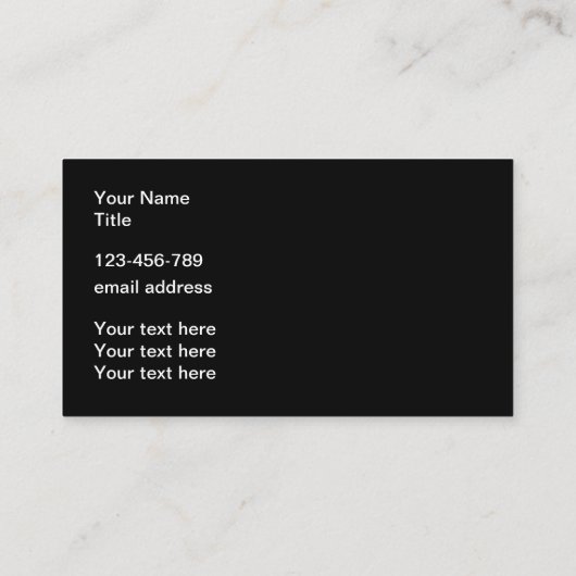 Visitekaartjes van het Patriottische Thema (Achterkant)