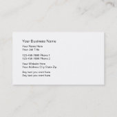 Visitekaartjes van het thema Leopard Animal Theme (Achterkant)