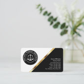 Visitekaartjes van het type Classy Notary (Staand voorkant)