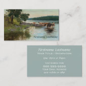 Visitekaartjes van het Uitzicht van het meer van K (Voorkant / Achterkant)