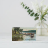 Visitekaartjes van het Uitzicht van het meer van K (Staand voorkant)