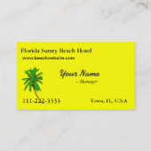 Visitekaartjes van het zondagse strandhotel (Achterkant)