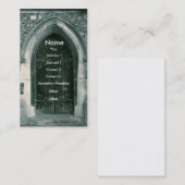 Visitekaartjes van houten deuren (Voorkant / Achterkant)