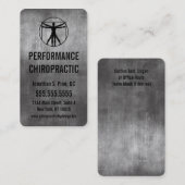 Visitekaartjes van industriële Logo (Voorkant / Achterkant)