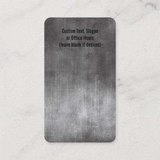 Visitekaartjes van industriële Logo (Achterkant)