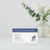 Visitekaartjes van Janitorial Services (Staand voorkant)