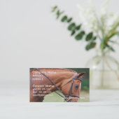 Visitekaartjes van kastanjepaarden Shows (Staand voorkant)