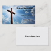 Visitekaartjes van kerken (Voorkant / Achterkant)