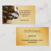 Visitekaartjes van kerken met logo (Voorkant / Achterkant)