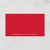 Visitekaartjes van kersen (Achterkant)