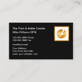 Visitekaartjes van klassy podiatrist (Voorkant)