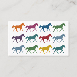 Visitekaartjes van kleurpaarden