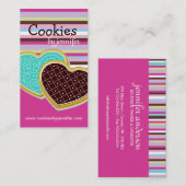 Visitekaartjes van koekjes (Voorkant / Achterkant)